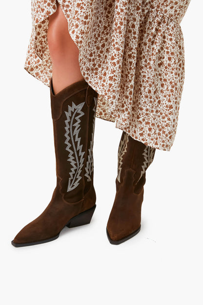 Brown Roselle Boots