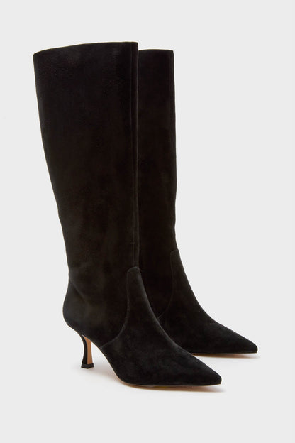 Black Suede Mira Boots