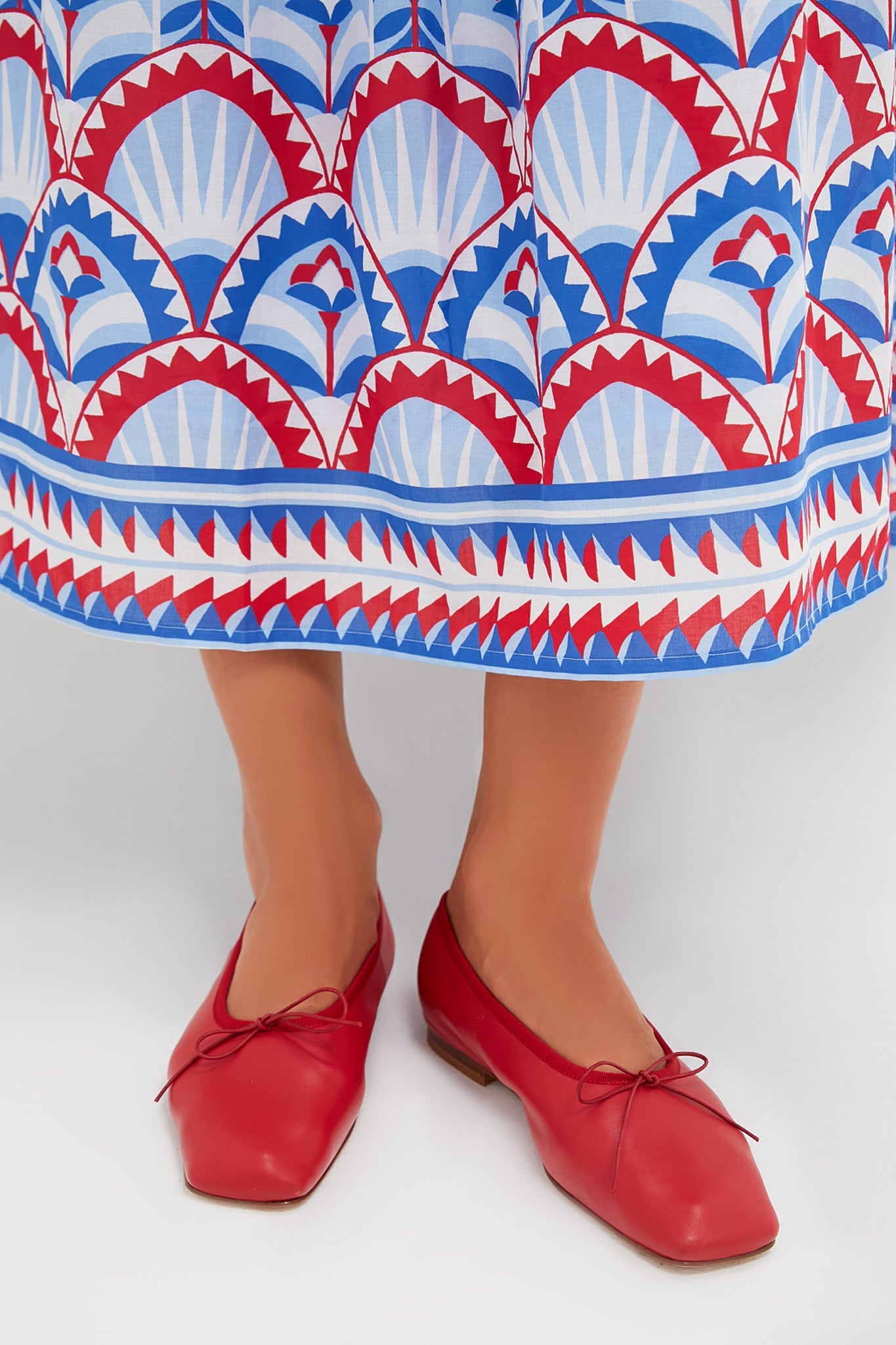 Flamma Square Toe Ballerina