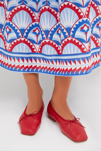 Flamma Square Toe Ballerina