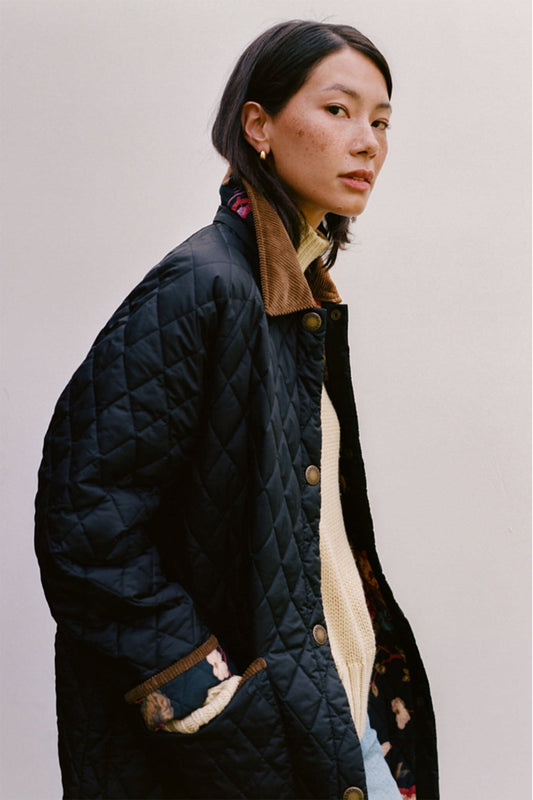 Black Barbour x Tuckernuck Miley Quilt