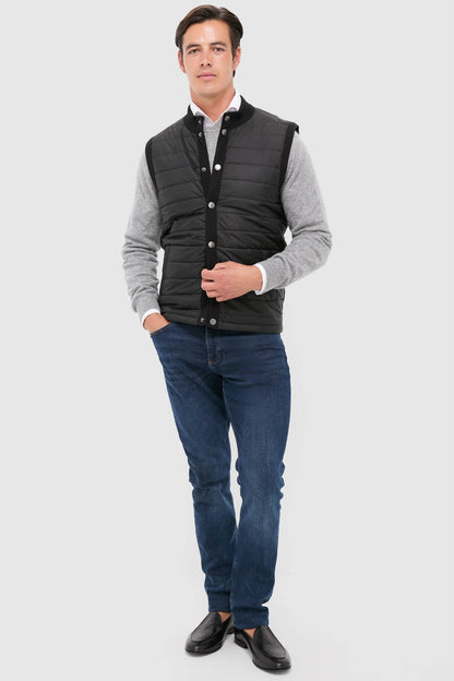 Black Essential Gilet