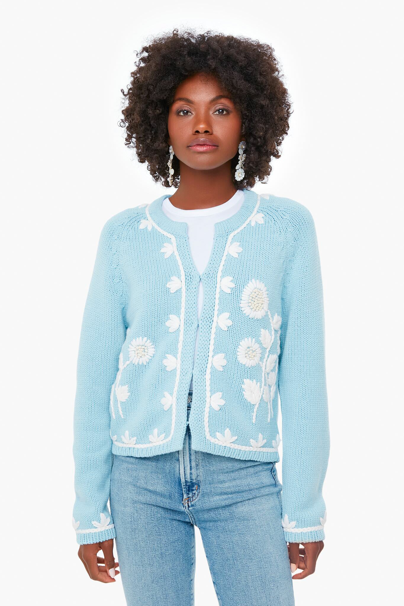 Cornflower Blue Lafayette Cardigan