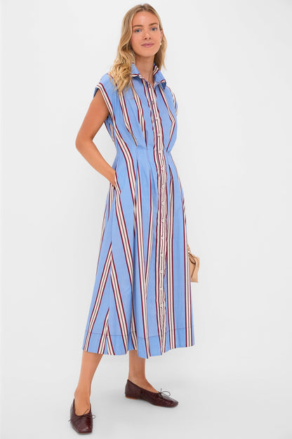 Striped Mirante Shirt Dress