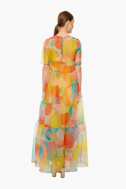 Citrus Kaleidoscope Hyacinth Dress