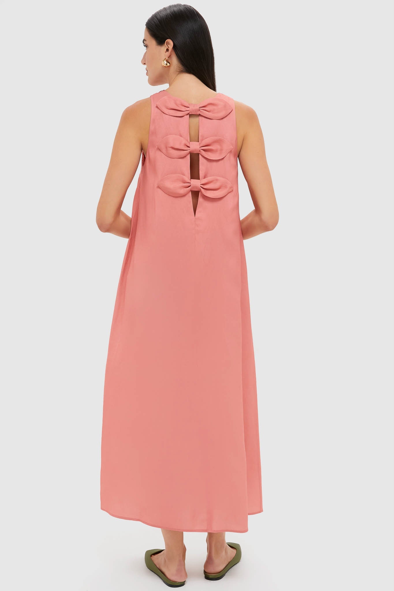 Coral Poppy Portia Dress