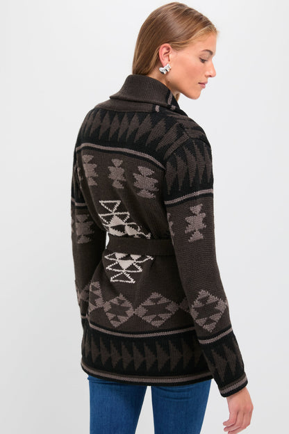 Wool Blend Ranch Teddy Wrap Cardigan