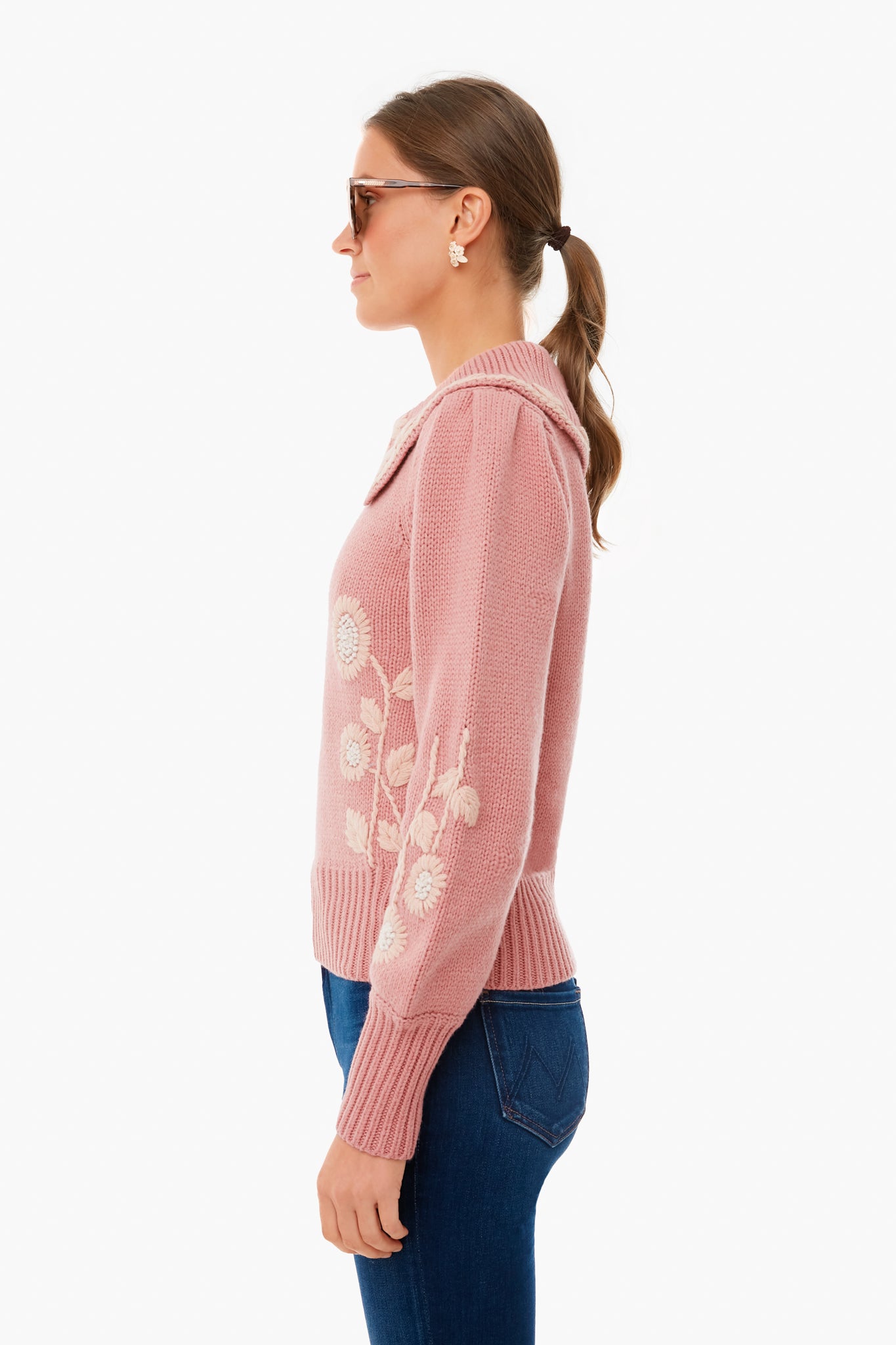 Rose Blush Union Collared Pullover