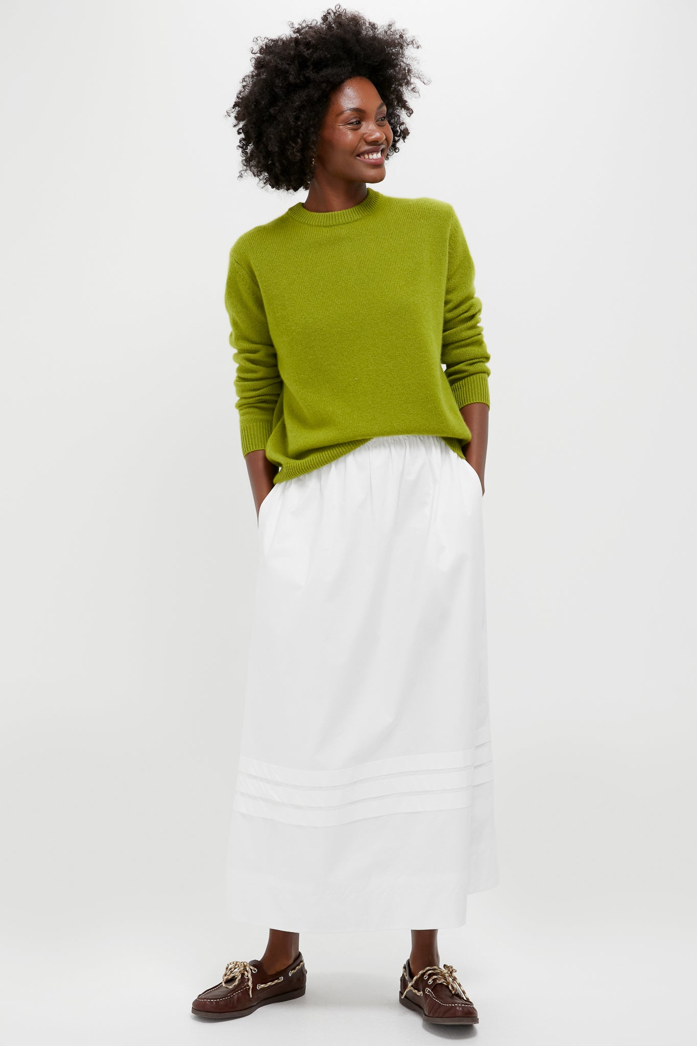 Woodbine Cashmere Boyfriend Bodie Crewneck