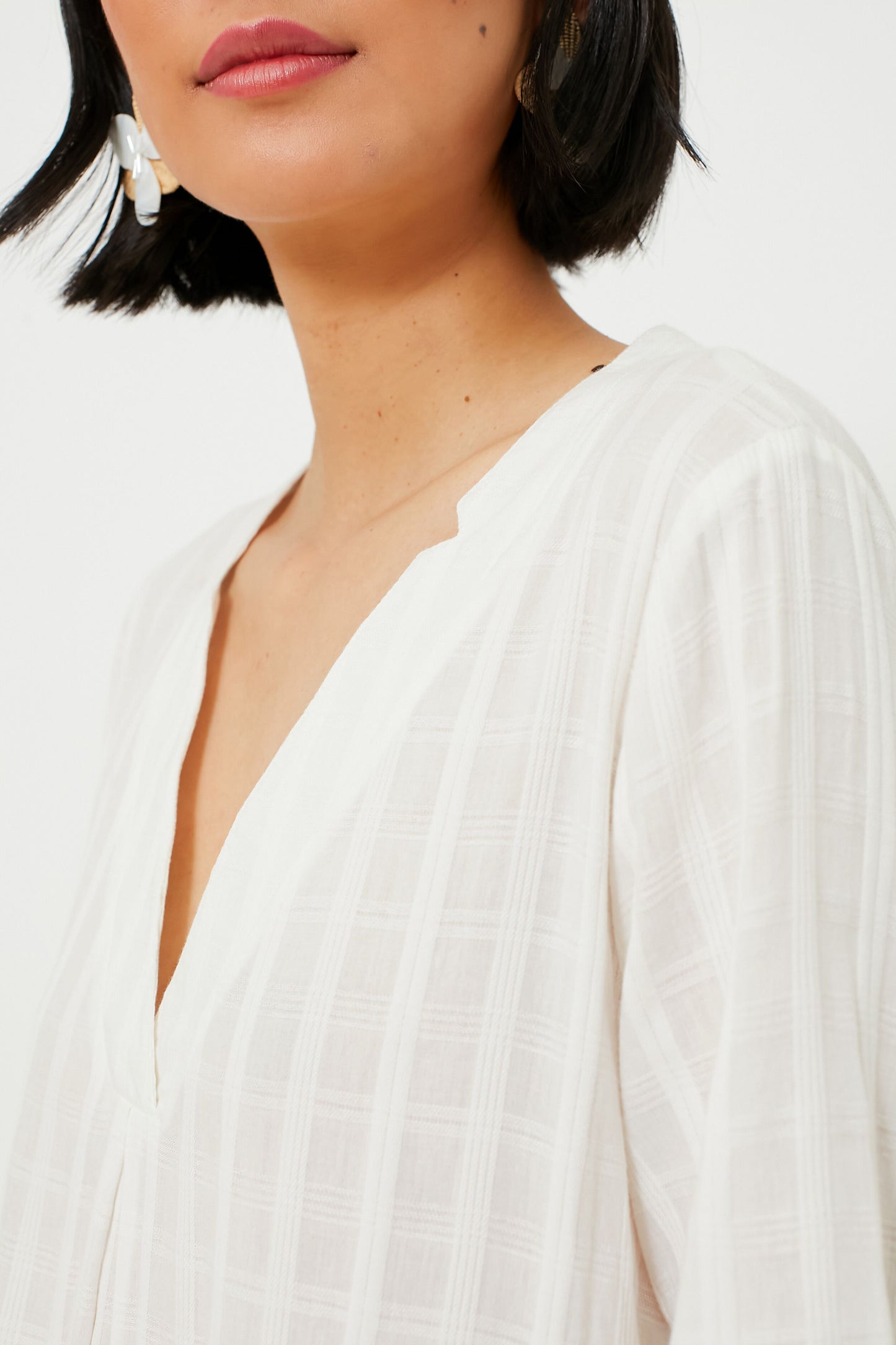 White Carolina Caftan