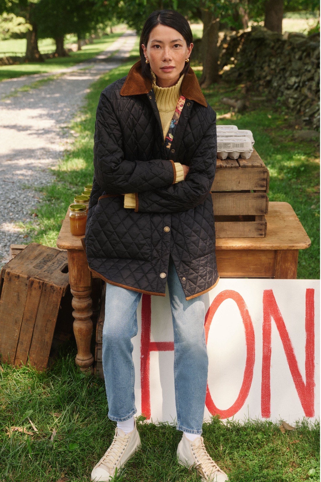 Black Barbour x Tuckernuck Miley Quilt