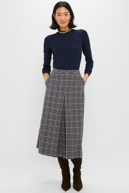 Navy Knit Vanessa Top