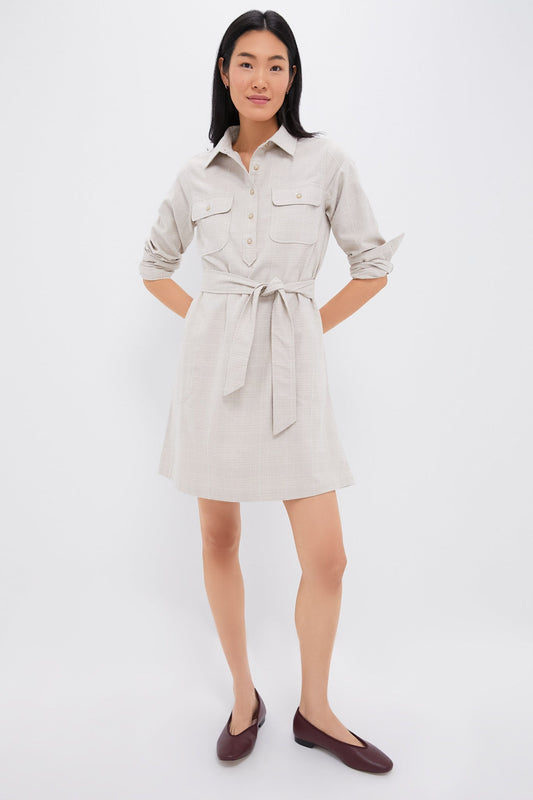 Tan Plaid Mary Tyler Dress