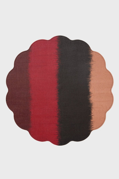 Baroque Floral Reversible Wipeable Placemats Set of 4