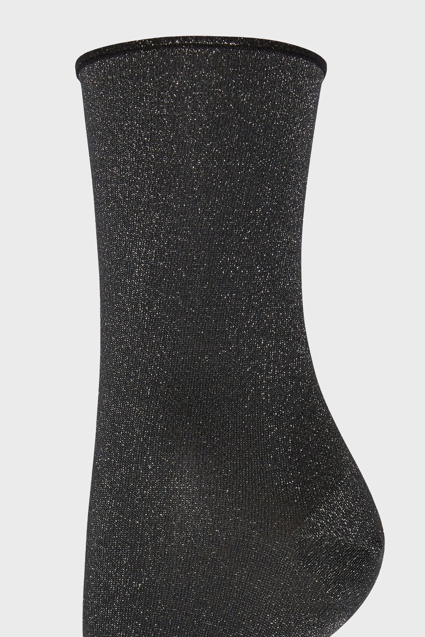 Black Silver Stardust Socks