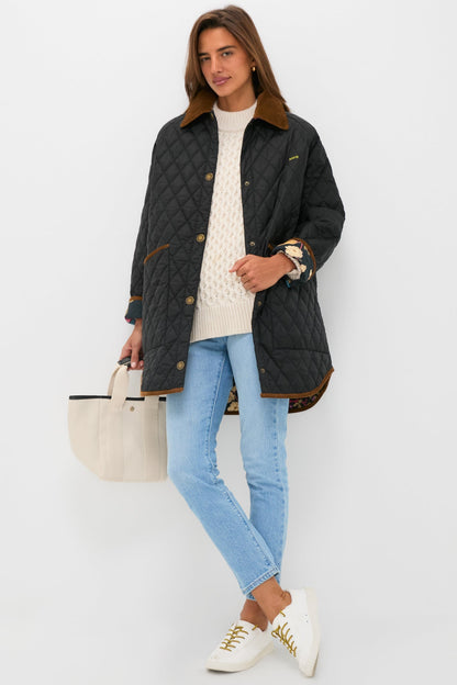 Black Barbour x Tuckernuck Miley Quilt