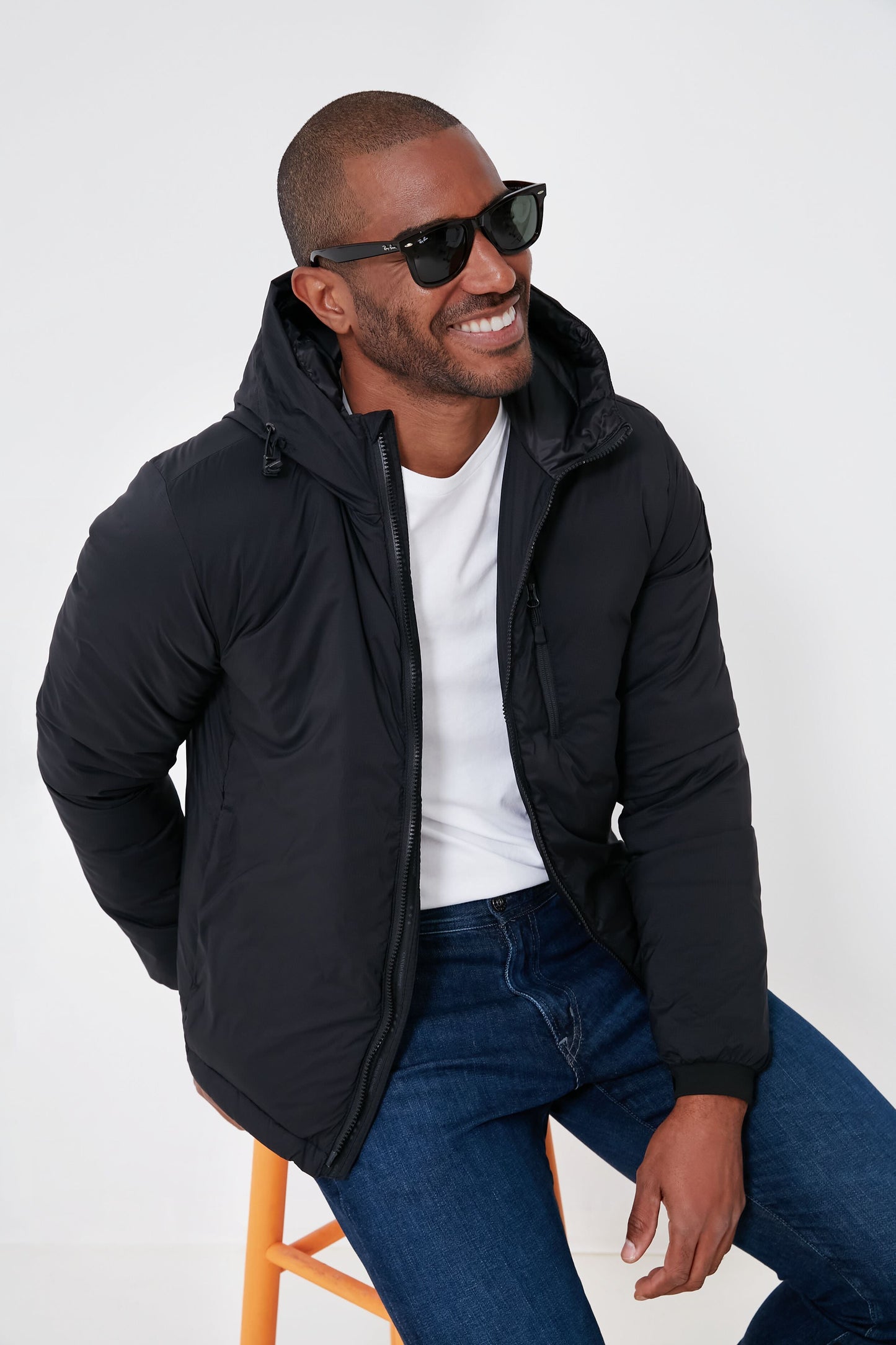 Black Black-Label Lodge Down Hoody