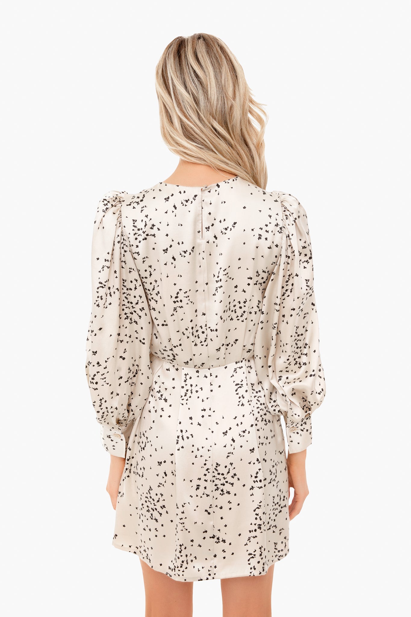 Champagne Combo Scattered Fleur Dress